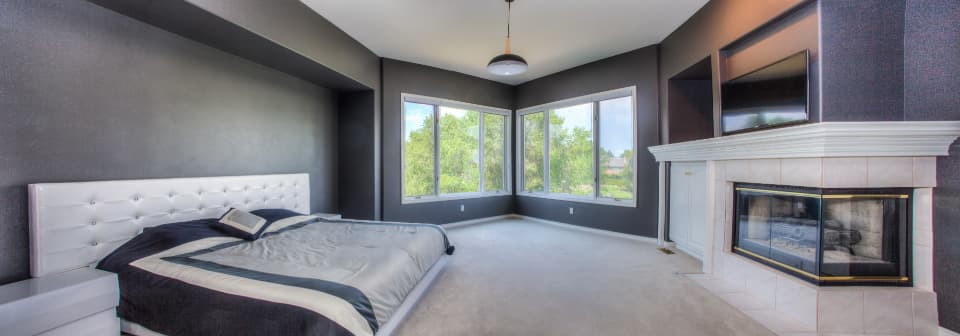 Modern finished home interior
