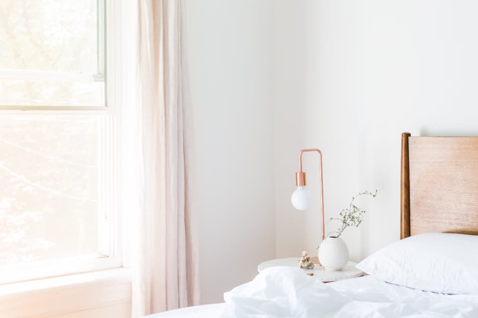 Updated bedroom ready for a tenant