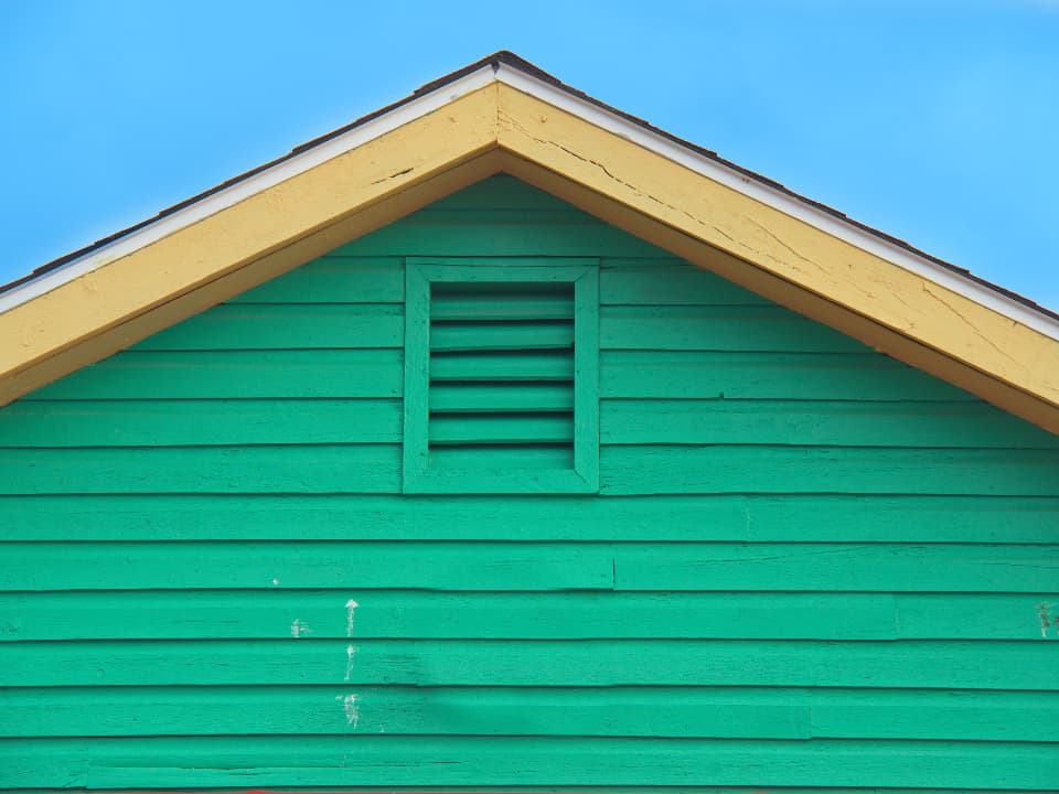 Residential roofing in good repair