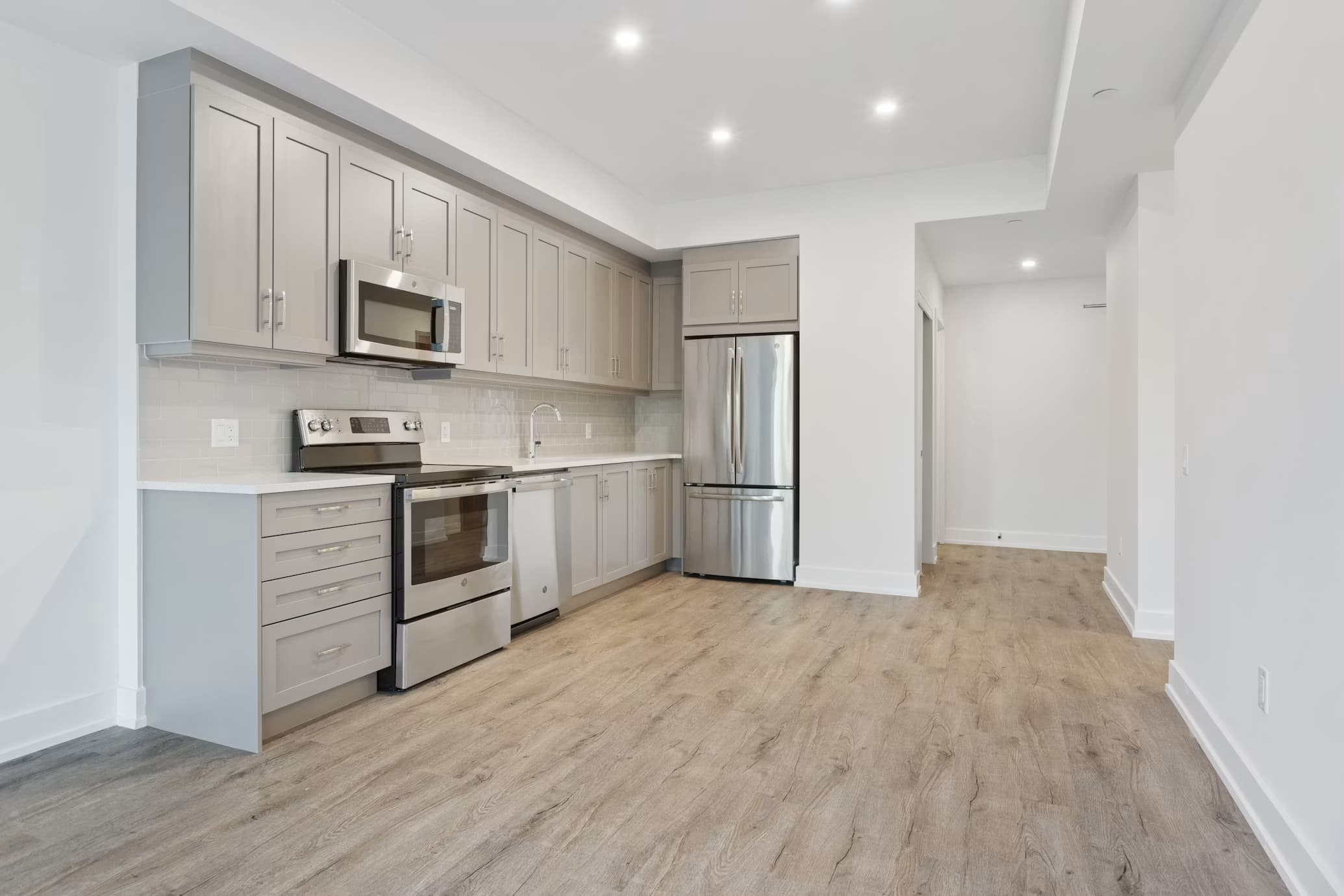 Turnkey rental unit cleaned and prepped for re-listing